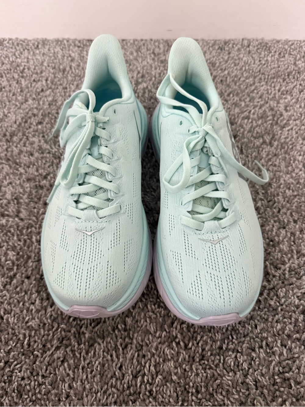Hoka Mach 4 Women's Light Mint Running Shoes